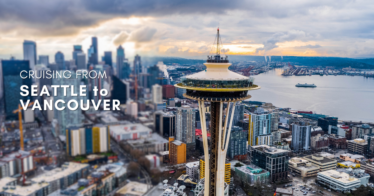 Seattle skyline with a cruise ship in the distance on the ocean. [Photo by Josh Fields on Pexels]