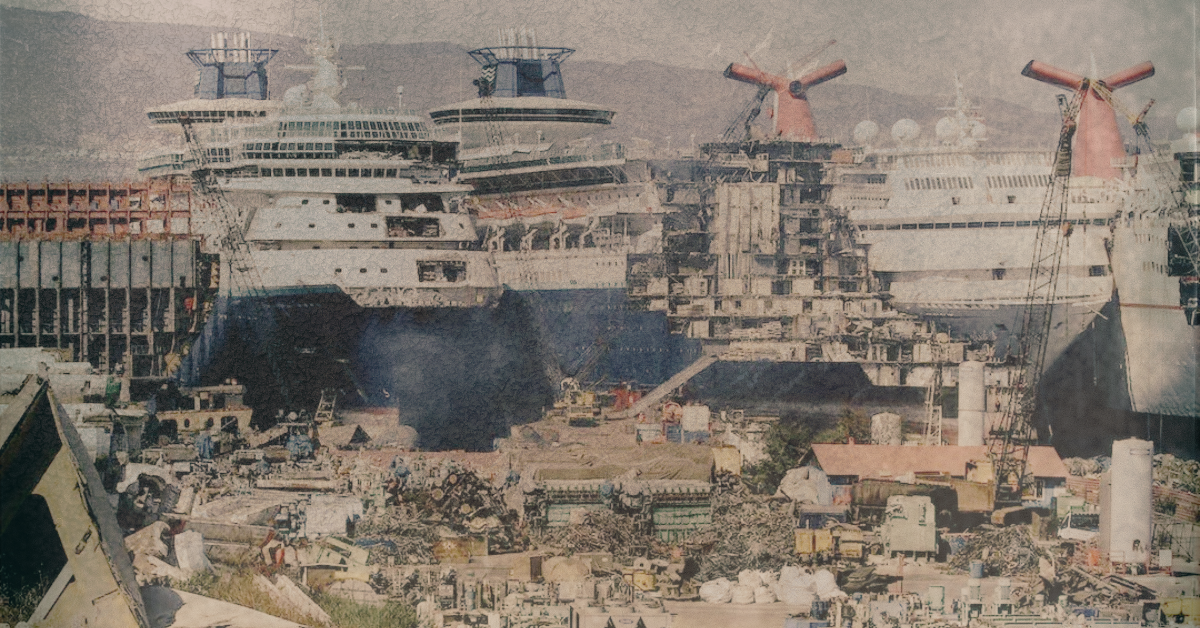 Graveyards for Cruise Ships: Where Do They Go to Die? - Cruise Ship Graveyard in Aliagia, Turkey